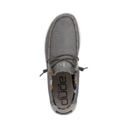 Wally Sox - Asphalt -Heydude Shop 110352167 WALLY SOX ASPHALT LEFT 6