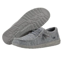 Wally Sox - Grey -Heydude Shop 111033000 WALLY B SOX GREY NEWLOGO 03