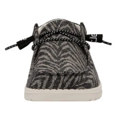 Wendy Woven - Zebra Black Stripe -Heydude Shop 121414740 WENDY ZEBRA BLACK STRIPE LEFT 4