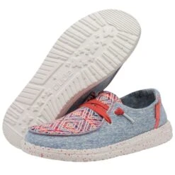 Wendy Playa Fiesta - Rojo -Heydude Shop 121416854 WENDY PLAYA FIESTA ROJO LEFT 3 1