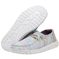 Wendy Sox - Aurora White -Heydude Shop 121920214 WENDY SOX AURORA WHITE LEFT 3 1