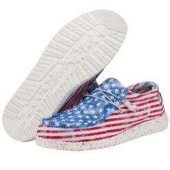 Wally - Stars And Stripes -Heydude Shop 150202699 WALLY STARS N STRIPES 3