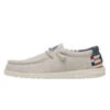 Wally Patriotic - Off White Patriotic -Heydude Shop 40001 1K1 WALLYPATRIOTIC OFFWHITEPATRIOTIC LEFTSIDE
