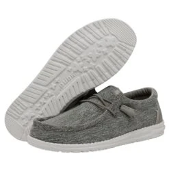 Wally Ascend Woven - Carbon -Heydude Shop 40002 0YK WALLYASCENDWOVEN CARBON PAIRBOTTOM