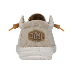 Wally Stretch - Tofu -Heydude Shop 40008 2BJ WALLYSTRETCH TOFU LEFTBACK