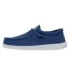 Wally Slub Canvas - True Blue -Heydude Shop 40009 428 WALLYSLUBCANVAS TRUEBLUE LEFTSIDE