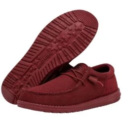 Wally Funk Mono - Red -Heydude Shop 40011 610 WALLYFUNKMONO RED PAIRBOTTOM