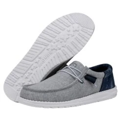 Wally Funk Tie Dye - Indigo -Heydude Shop 40012 4ME WALLYFUNKTIEDYE INDIGO PAIRBOTTOM