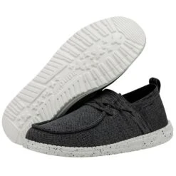 Wally Halo - Dark Grey 10 Wally Halo - Dark Grey -Heydude Shop 40014 029 WALLY HALO DARK GREY LEFT 3