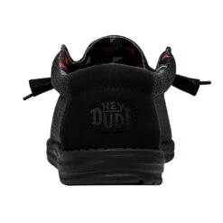 Wally Sox - Jet Black -Heydude Shop 40019 0XD WALLY SOX JET BLACK LEFT 5