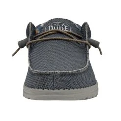 Wally Sox Triple Needle - Blue Shadow -Heydude Shop 40020 3US WALLYSOXTRIPLENEEDLE BLUESHADOW LEFTFRONT