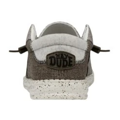 Wally Stitch - Teak -Heydude Shop 40021 1IU WALLYSTITCH TEAK LEFTBACK