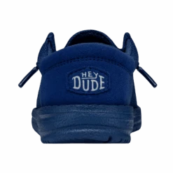Wally Toddler Funk Mono - True Blue -Heydude Shop 40030 428 WALLYTODDLERFUNKMONO TRUEBLUE LEFTBACK