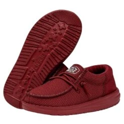 Wally Toddler Funk Mono - Red -Heydude Shop 40030 610 WALLYTODDLERFUNKMONO RED PAIRBOTTOM