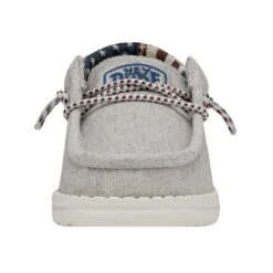 Wally Toddler Patriotic - Off White Patriotic -Heydude Shop 40031 1K1 WALLYTODDLERPATRIOTIC OFFWHITEPATRIOTIC LEFTFRONT