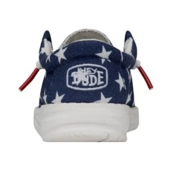 Wally Toddler Patriotic - American Flag -Heydude Shop 40031 9CW WALLYTODDLERPATRIOTIC AMERICANFLAG LEFTBACK