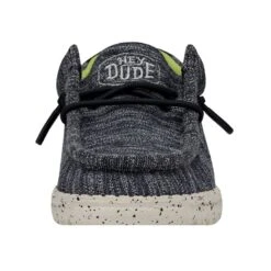Wally Toddler Stretch - Navy Speckle -Heydude Shop 40035 4MP WALLYTODDLERSTRETCH NAVYSPECKLE LEFTFRONT