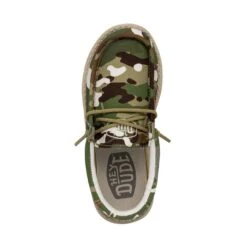 Wally Youth Camouflage - Multi Camo 13 Wally Youth Camouflage - Multi Camo -Heydude Shop 40042 9CQ WALLYYOUTHCAMOUFLAGE MULTICAMO LEFTTOP