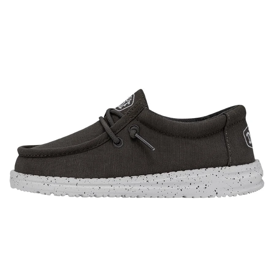 Wally Youth Slub Canvas - Dark Grey 3 Wally Youth Slub Canvas - Dark Grey