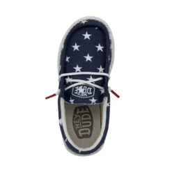 Wally Youth Patriotic - American Flag -Heydude Shop 40046 9CW WALLYYOUTHPATRIOTIC AMERICANFLAG LEFTTOP
