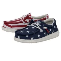 Heydude Shop -Heydude Shop 40046 9CW WALLYYOUTHPATRIOTIC AMERICANFLAG PAIRSIDE
