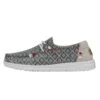 Wendy Boho - Embroidery Dark Grey -Heydude Shop 40054 1GS WENDYBOHO EMBROIDERYDARKGREY LEFTSIDE