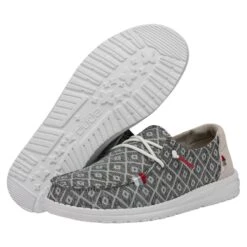 Wendy Boho - Embroidery Dark Grey -Heydude Shop 40054 1GS WENDYBOHO EMBROIDERYDARKGREY PAIRBOTTOM