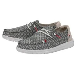 Heydude Shop -Heydude Shop 40054 1GS WENDYBOHO EMBROIDERYDARKGREY PAIRSIDE