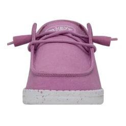 Wendy Slub Canvas - Violet -Heydude Shop 40063 508 WENDYSLUBCANVAS VIOLET LEFTFRONT