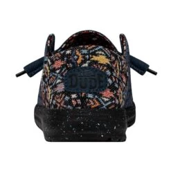 Wendy Funk Slub Blanket - Midnight Rain -Heydude Shop 40066 4MK WENDYFUNKSLUBBLANKET MIDNIGHTRAIN LEFTBACK