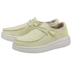 Wendy Rise Stretch - Lemon -Heydude Shop 40076 7C1 WENDY RISE STRETCH LEMON LEFT 2