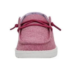Wendy Youth - Sparkle Pink -Heydude Shop 40099 6VG WENDY YOUTH SPARKLE PINK LEFT 4