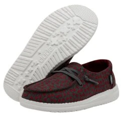 Wendy Youth Love - Grey -Heydude Shop 40105 030 WENDY YOUTH LOVE GREY LEFT 3