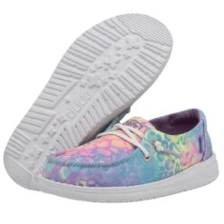 Wendy Youth - Cat Flow Leopard -Heydude Shop 40106 9BW WENDY YOUTH CAT FLOW LEOPARD LEFT 3