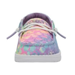 Wendy Youth - Cat Flow Leopard -Heydude Shop 40106 9BW WENDY YOUTH CAT FLOW LEOPARD LEFT 4