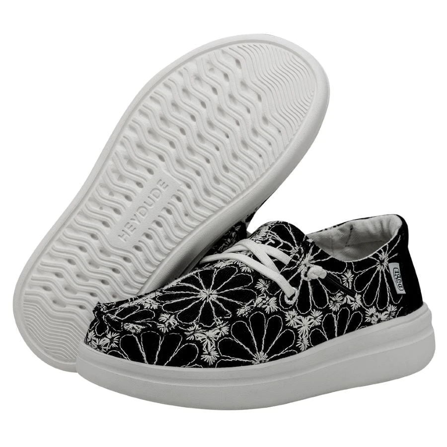 Wendy Youth Rise Eyelet - Black 5 Wendy Youth Rise Eyelet - Black - Image 3