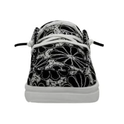 Wendy Youth Rise Eyelet - Black 11 Wendy Youth Rise Eyelet - Black -Heydude Shop 40108 001 WENDY YOUTH RISE EYELET BLACK LEFT 4