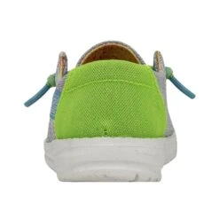 Wendy Youth Stretch - Glow Blu -Heydude Shop 40111 4MC WENDYYOUTHSTRETCH GLOWBLU LEFTBACK