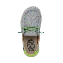 Wendy Youth Stretch - Glow Blu -Heydude Shop 40111 4MC WENDYYOUTHSTRETCH GLOWBLU LEFTTOP