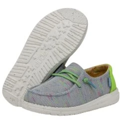 Wendy Youth Stretch - Glow Blu -Heydude Shop 40111 4MC WENDYYOUTHSTRETCH GLOWBLU PAIRBOTTOM