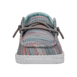 Wendy Youth Stretch - Sunset Pink -Heydude Shop 40111 9C9 WENDY YOUTH STRETCH SUNSET PINK LEFT 4