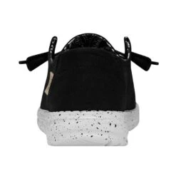 Wendy Wide - Black Odyssey -Heydude Shop 40150 0YF WENDYBASICWIDE BLACKODYSSEY LEFTBACK