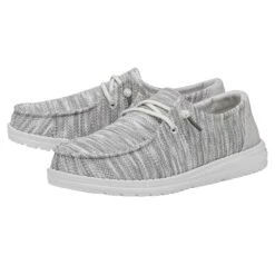 Wendy Sox Wide - Glacier Grey -Heydude Shop 40152 1HD WENDYSOXWIDE GLACIERGREY PAIRSIDE