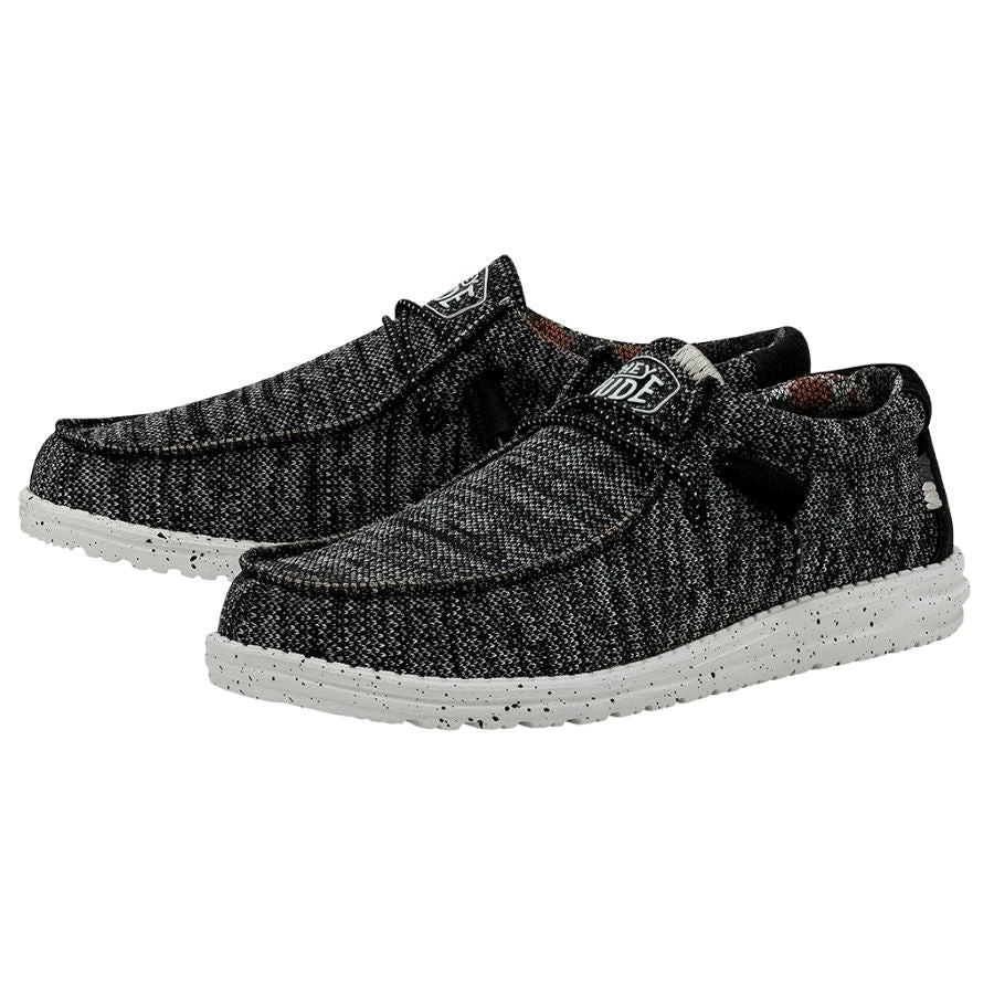 Wally Sox Stitch Wide - Black White 4 Wally Sox Stitch Wide - Black White - Image 2