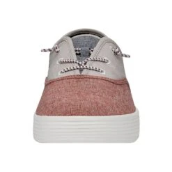 Conway Craft - Red White Blue -Heydude Shop 40179 6WM CONWAYMCRAFTLINEN REDWHITEBLUE LEFTFRONT