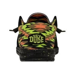 Wally Funk - Neon Black 12 Wally Funk - Neon Black -Heydude Shop 40357 001 WALLYFUNKNEON BLACK LEFTBACK