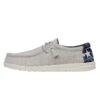 Wally Texas Canvas - Off White 2 Wally Texas Canvas - Off White -Heydude Shop 40380 1LB WALLYTEXASCANVAS OFFWHITE LEFTSIDE