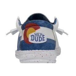 Wally Colorado Watercolor - White 11 Wally Colorado Watercolor - White -Heydude Shop 40382 100 WALLYCOLORADOWATERCOLOR WHITE LEFTBACK