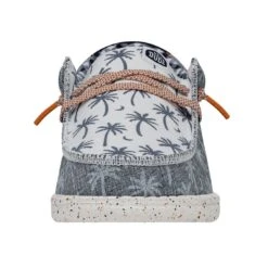 Wally Youth Tropical - Blue -Heydude Shop 40475 425 WALLYYOUTHTROPICAL BLUE LEFTFRONT