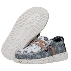 Wally Toddler Tropical - Blue -Heydude Shop 40477 425 WALLYTODDLERTROPICAL BLUE PAIRBOTTOM